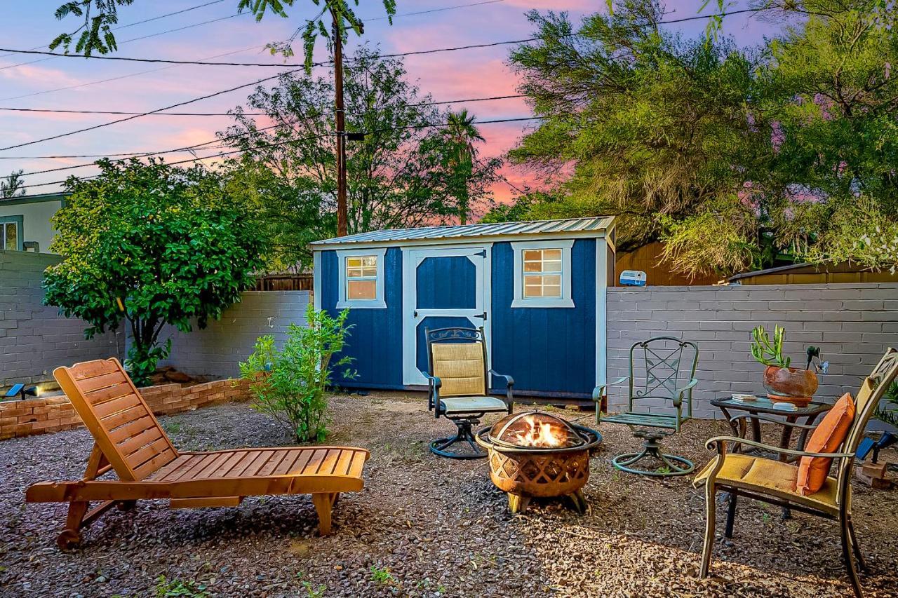 Cute Peaceful Tiny House Getaway W Backyard - Low Summer Rates! Tucson Exteriör bild